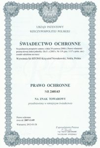 Sita Nekla Certyfikat